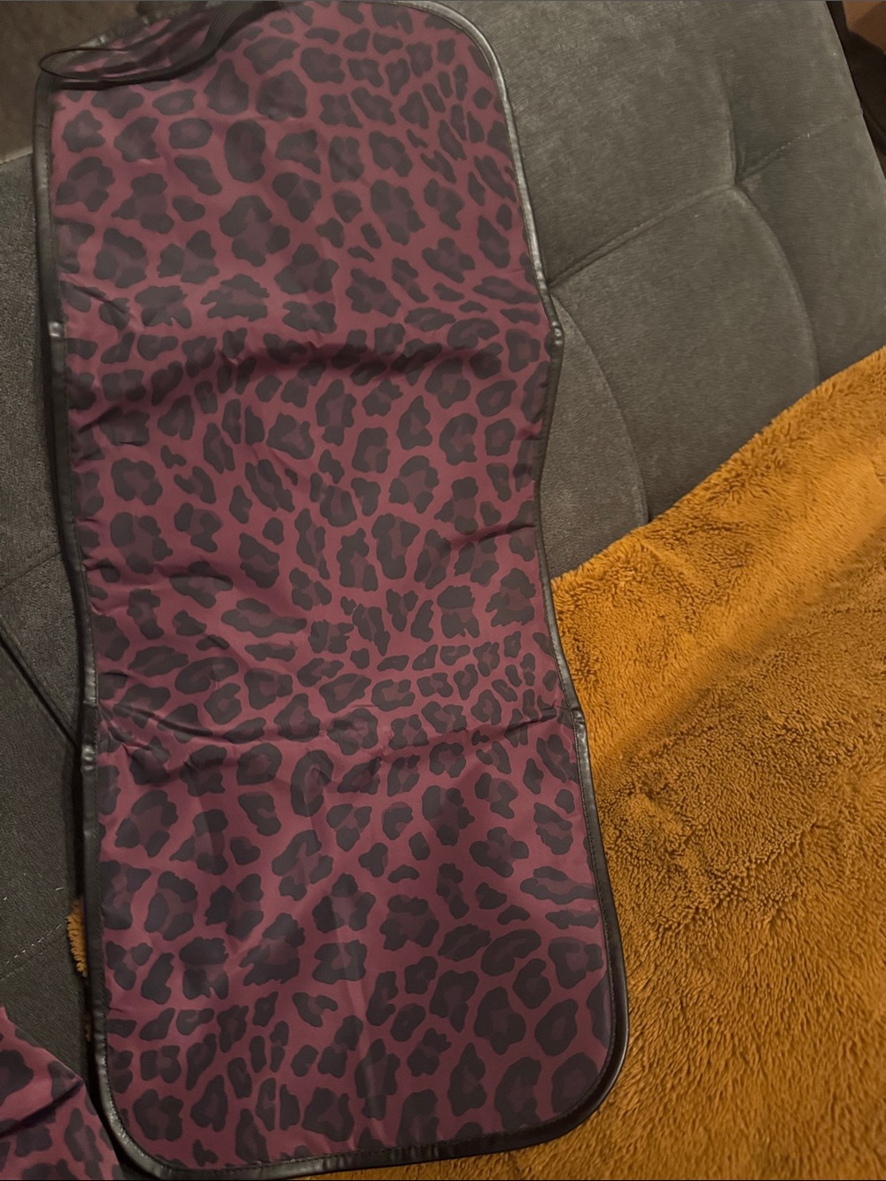 Marc Jacobs Quilted Leopard-Print Tote in Plum and Black - Picture 6 of 6